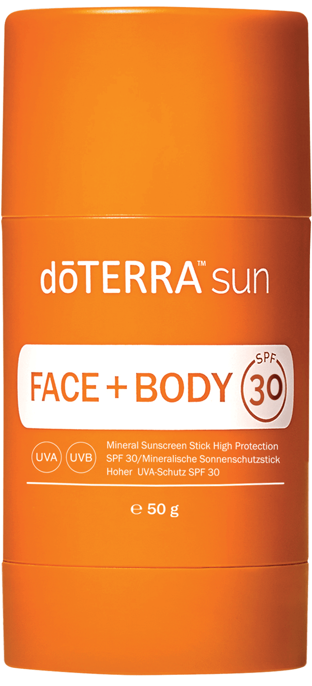 doterra sun ásványi fényvédő stift arcra és testre